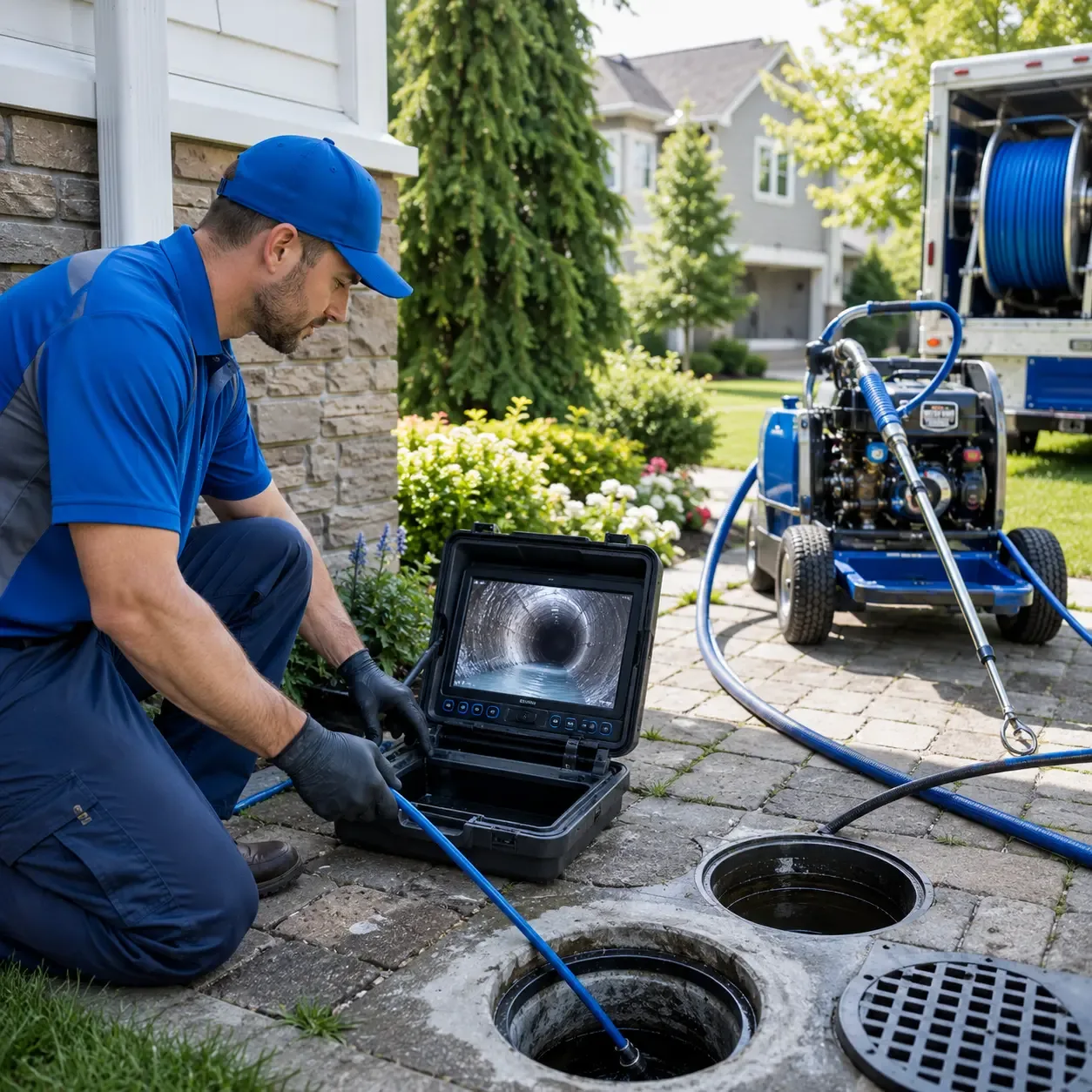 Outdoor drain cleaning professionals serving Palermo, ME